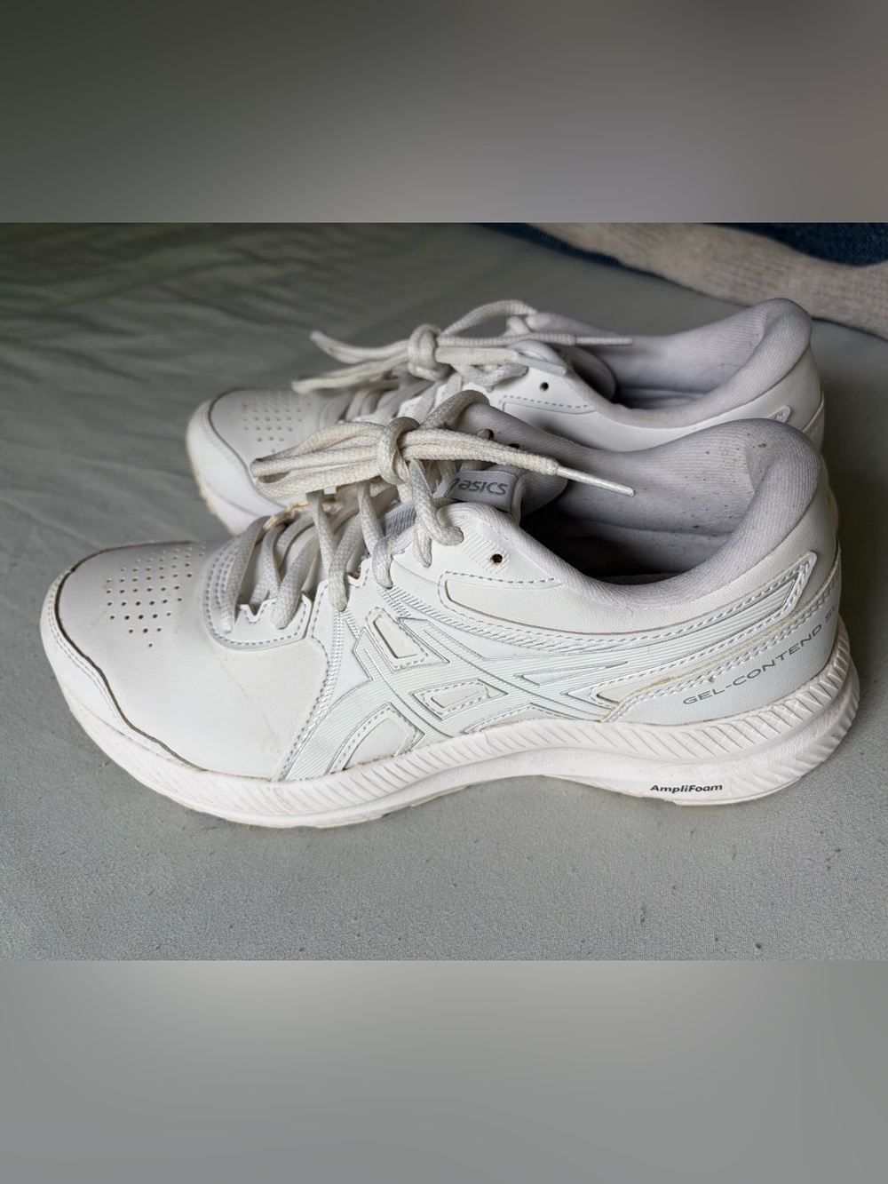 Asics White Low-Top Everyday Comfort Lace-Up Sneakers 👟